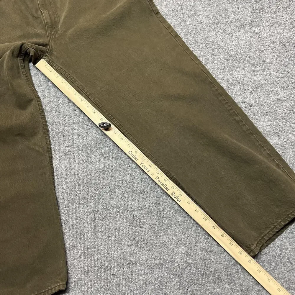 Vintage Levis 550 Jeans Mens 40x30 Green Med Wash Relaxed Tapered Denim USA